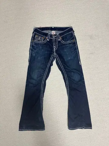 io 착용 True Religion joey super t 플레어 데님