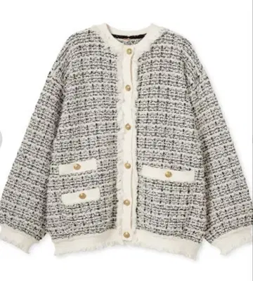 milaowen 미라 오웬 트위드 니트 자켓