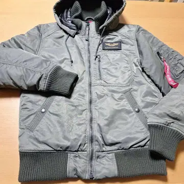 ALPHA INDUSTRIES 밀리터리 자켓 M 올리브 그린
