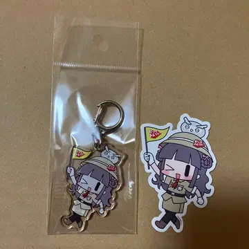 새상품 빗카메무스메 혼텐땅 아크릴 키링 스티커 빅카메라