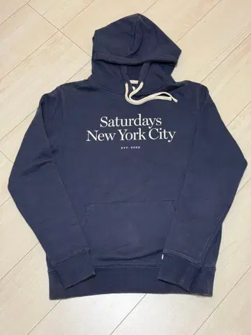 Saturdays Surf NYC 로고 후드티 네이비 S