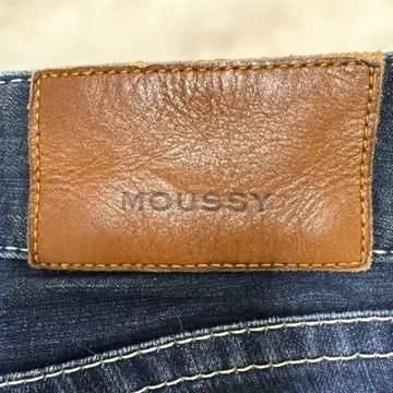 MOUSSY 파우더 스키니 데님 다크 블루 25