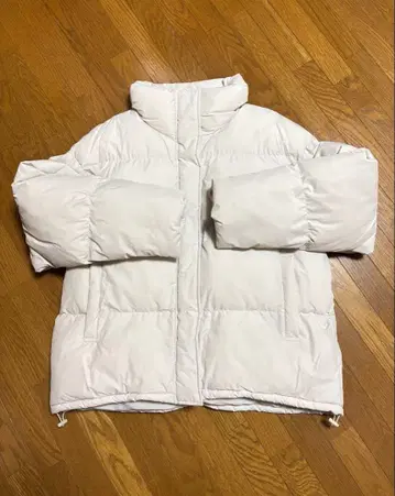 GU 다운 코트 화이트
