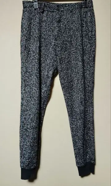 [ OSOS ] 트위드풍 리브 조거 팬츠