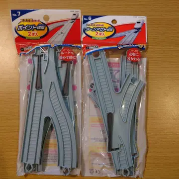 다이소 프티 기차 포인트 선로 턴아웃 선로 세트