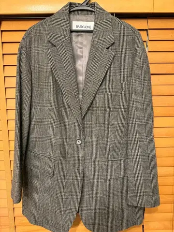 BABYLONE (바빌론) 글렌체크 오버 자켓