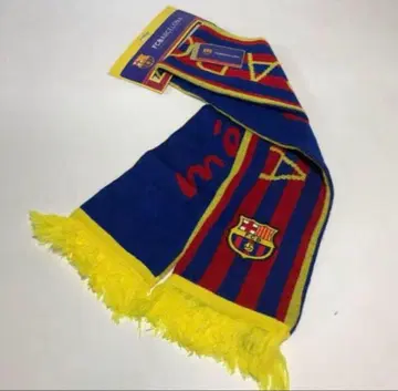 새상품 바르셀로나 FC BARCELONA 기념 축구 머플러 현지 구매