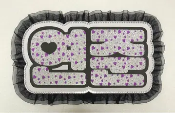 TXT 영준 네임보드 한글 실버(하트)