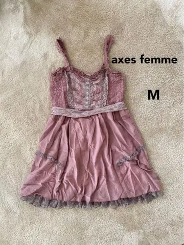 axes femme 슬리브리스 무릎 기장 원피스 M 사이즈