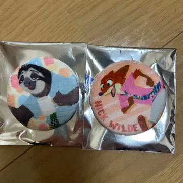 주토피아 복슬복슬 캔뱃지