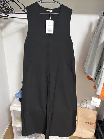 CLASSICAL LIFE 블랙 슬리브리스 원피스 L 사이즈