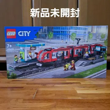 레고 시티 다운타운 노면전차와 정류장