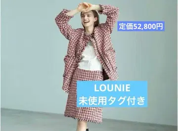 [미사용 택 포함] LOUNIE 팬시 트위드 자켓 정가 52,800엔