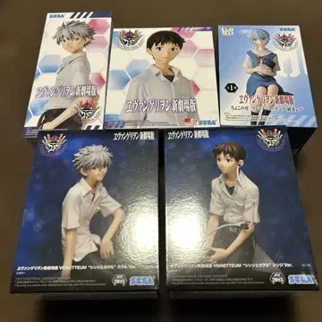 에반게리온 피규어 5세트