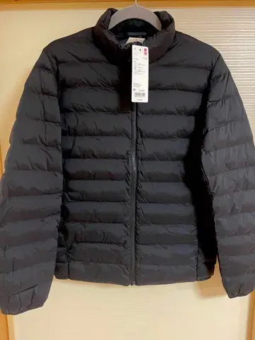 유니클로 퍼프 테크 자켓 블랙 남성용 M 사이즈