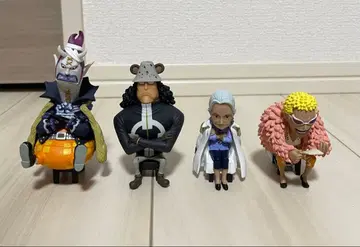 제일복권 원피스 왕하 칠무해 회의 소집 피규어 4종 세트