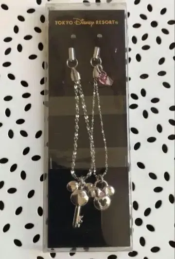 도쿄 디즈니 리조트 스트랩 세트 미키 스톤 키