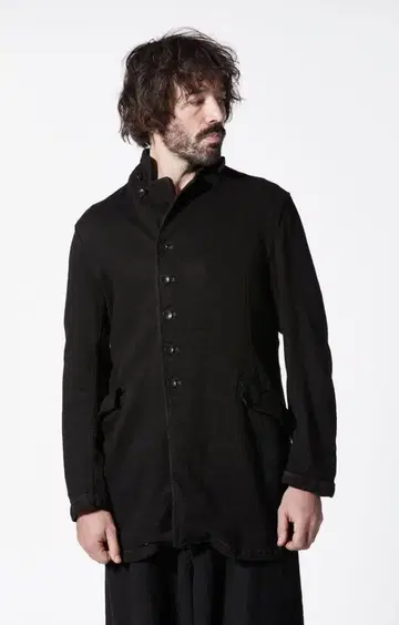 새상품 BACKLASH 울 린넨 제품 염색 자켓 / 백러쉬 가죽 코트