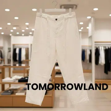 TOMORROWLAND 린넨 팬츠 L 사이즈 화이트