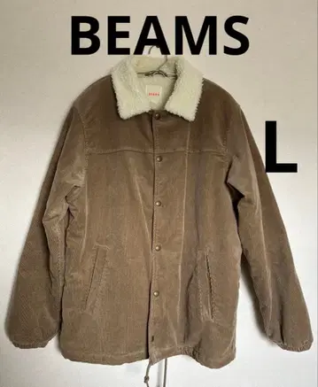 BEAMS 보아 카라 부착 코듀로이 자켓 L