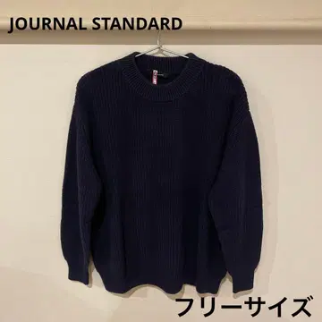 JOURNAL STANDARD  크루넥 코튼 니트