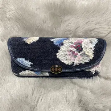 [ 미사용 새상품 ] FEILER 꽃무늬 안경 케이스 로랑생