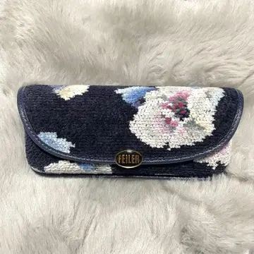 [ 미사용 새상품 ] FEILER 꽃무늬 안경 케이스 로랑생