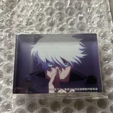 애니메이션 주술회전전 고쿠몬쿄 아크릴 블록 고죠 사토루