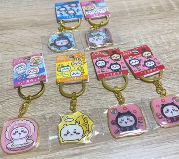 치이카와 (먼작귀) 지역 한정 키링 하치와레 6개 세트 미사용 새상품