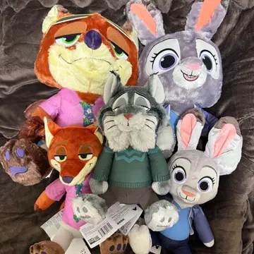 주토피아 2 봉제 인형 묶음 판매