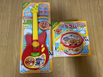 호빵맨 기타와 드럼 세트