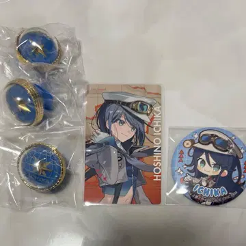 프로세카 호시노 이치카 세카라이 5th 링 라이트 매트 캔뱃지 에피카