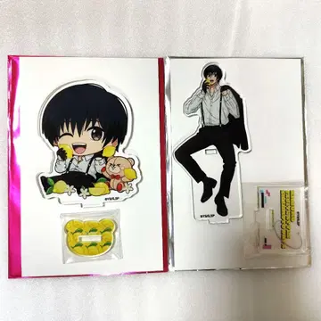 사카모토 데이즈 파보테리아 나구모 등신 미니 캐릭터 아크릴 스탠드 2점