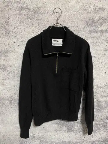 MHL. 하프 지퍼 니트