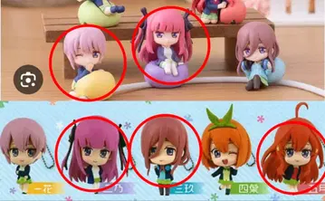 5등분의 신부 가챠가챠 5체 세트