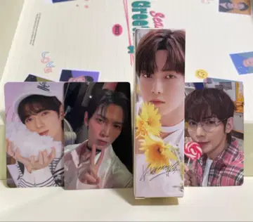 NACIFIC x ATEEZ 여상 핸드 버터 로즈 트레이딩 카드 포함