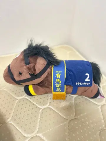 키타산 블랙 봉제 인형 경주마