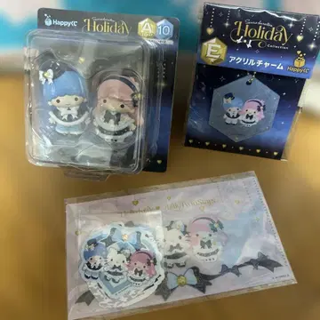산리오 캐릭터즈 Happy 복권 피규어 아크릴 참 스티커