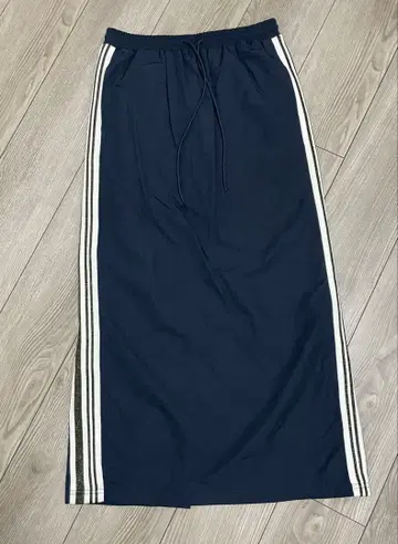 SLY 라메 라인 롱 스커트