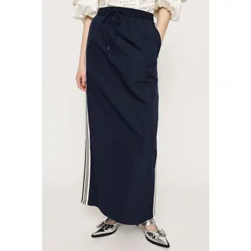 SLY 라메 라인 롱 스커트