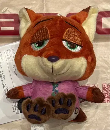 남코 주토피아2 빨간 볼 마스코트 봉제 인형 닉