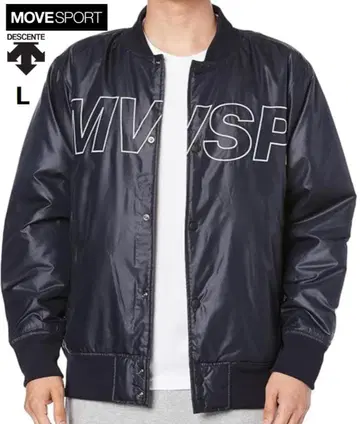 새상품 DESCENTE MOVESPORT 패딩 자켓 네이비 L