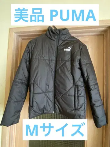 PUMA 블랙 퀼팅 자켓 M 사이즈