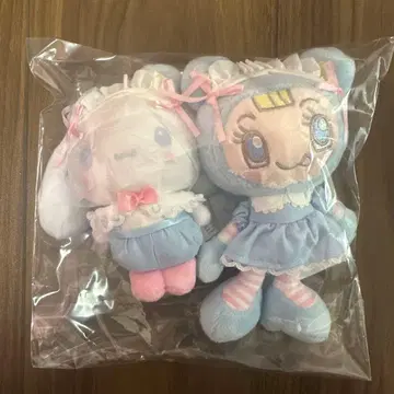 산리오 메조피아노 마스코트 홀더 시나몬 블루 베리에짱 스카이블루