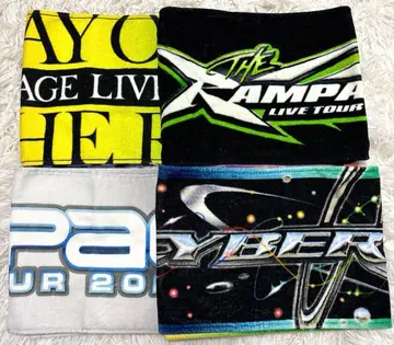 THERAMPAGE 투어 머플러 타월 4장 세트