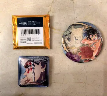 귀멸의 칼날 캔뱃지 2종류