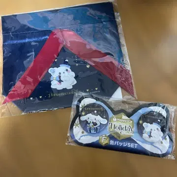 산리오 캐릭터즈 기프트 파우치 캔뱃지 set 하나마루 유령