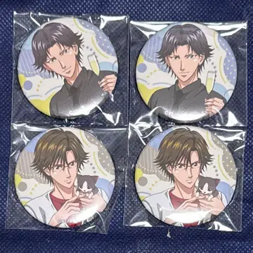 테니프리 신테니 아토베 케이고 테즈카 쿠니미츠 휴식 캔뱃지