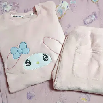 마이멜로디 룸웨어 파자마 돈키 여성용 복슬복슬 속기모 보아