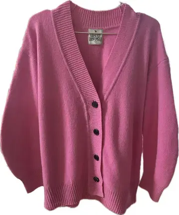 relume 저널 스탠다드 해밀턴 울 V넥 가디건 핑크